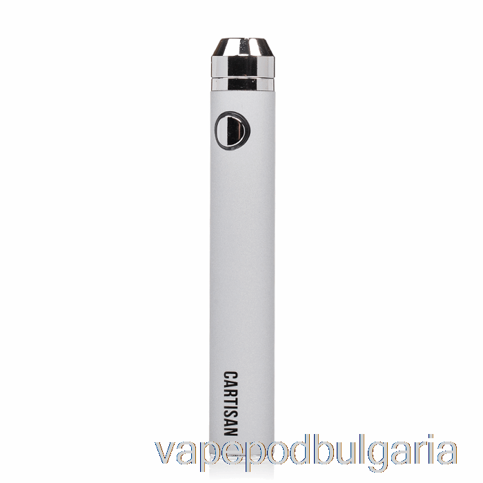 Vape Течности Cartisan бутон Vv 1300 510 батерия сребро